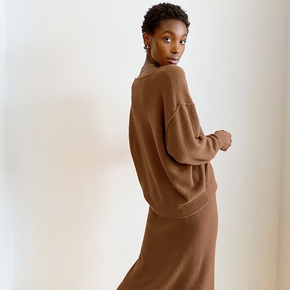 🍂 FALL ESSENTIAL Wilfred Free relaxed v-neck sweater - Picture 2 of 12